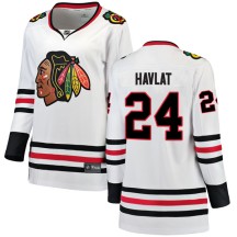 Martin Havlat Chicago Blackhawks Fanatics Branded Women's Breakaway Away Jersey - White