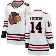 Boris Katchouk Chicago Blackhawks Fanatics Branded Women's Breakaway Away Jersey - White