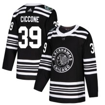 Enrico Ciccone Chicago Blackhawks Adidas Youth Authentic 2019 Winter Classic Jersey - Black