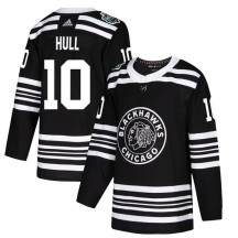 Dennis Hull Chicago Blackhawks Adidas Youth Authentic 2019 Winter Classic Jersey - Black