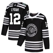 Tom Lysiak Chicago Blackhawks Adidas Youth Authentic 2019 Winter Classic Jersey - Black