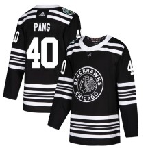 Darren Pang Chicago Blackhawks Adidas Youth Authentic 2019 Winter Classic Jersey - Black