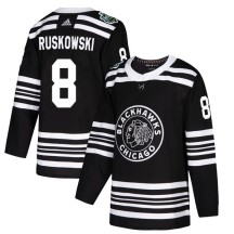 Terry Ruskowski Chicago Blackhawks Adidas Youth Authentic 2019 Winter Classic Jersey - Black