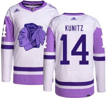 Chris Kunitz Chicago Blackhawks Adidas Men's Authentic Hockey Fights Cancer Jersey -