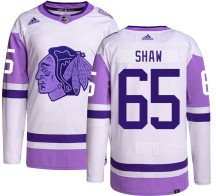 Andrew Shaw Chicago Blackhawks Adidas Men's Authentic Hockey Fights Cancer Jersey -
