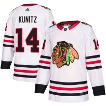 Chris Kunitz Chicago Blackhawks Adidas Men's Authentic Away Jersey - White
