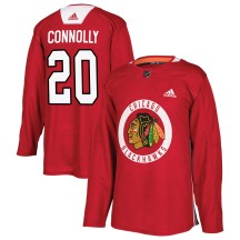 Brett Connolly Chicago Blackhawks Adidas Youth Authentic Home Practice Jersey - Red