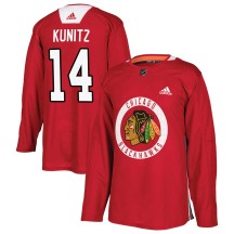Chris Kunitz Chicago Blackhawks Adidas Youth Authentic Home Practice Jersey - Red