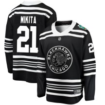 Stan Mikita Chicago Blackhawks Fanatics Branded Youth 2019 Winter Classic Breakaway Jersey - Black