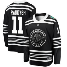 Taylor Raddysh Chicago Blackhawks Fanatics Branded Youth 2019 Winter Classic Breakaway Jersey - Black