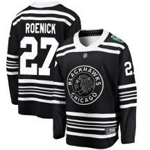 Jeremy Roenick Chicago Blackhawks Fanatics Branded Youth 2019 Winter Classic Breakaway Jersey - Black