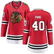 Darren Pang Chicago Blackhawks Fanatics Branded Women's Breakaway Home Jersey - Red