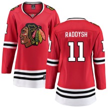 Taylor Raddysh Chicago Blackhawks Fanatics Branded Women's Breakaway Home Jersey - Red
