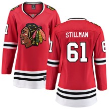 Riley Stillman Chicago Blackhawks Fanatics Branded Women's Breakaway Home Jersey - Red