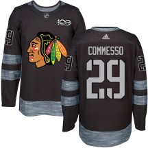 Drew Commesso Chicago Blackhawks Youth Authentic 1917-2017 100th Anniversary Jersey - Black
