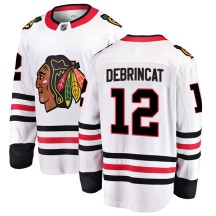 Alex DeBrincat Chicago Blackhawks Fanatics Branded Youth Breakaway Away Jersey - White