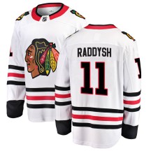 Taylor Raddysh Chicago Blackhawks Fanatics Branded Youth Breakaway Away Jersey - White