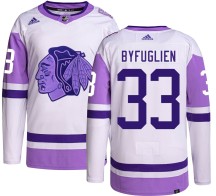 Dustin Byfuglien Chicago Blackhawks Adidas Youth Authentic Hockey Fights Cancer Jersey -