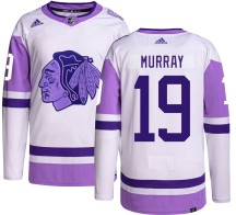Troy Murray Chicago Blackhawks Adidas Youth Authentic Hockey Fights Cancer Jersey -