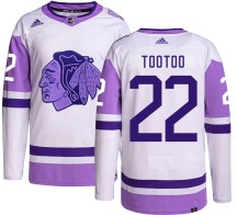 Jordin Tootoo Chicago Blackhawks Adidas Youth Authentic Hockey Fights Cancer Jersey -