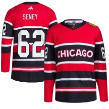Brett Seney Chicago Blackhawks Adidas Men's Authentic Reverse Retro 2.0 Jersey - Red