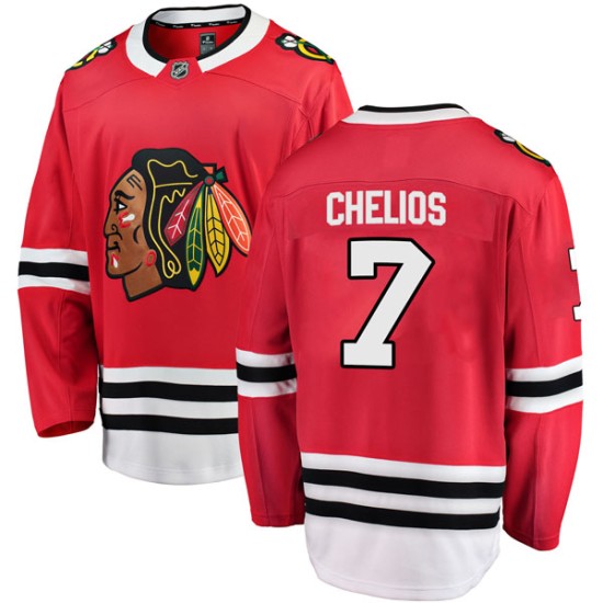 Chris Chelios Chicago Blackhawks Fanatics Branded Youth Breakaway Home Jersey - Red