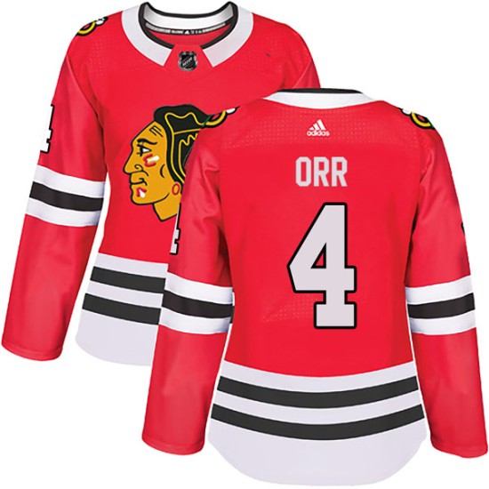 Bobby Orr Chicago Blackhawks Adidas Women's Authentic Home Jersey - Red