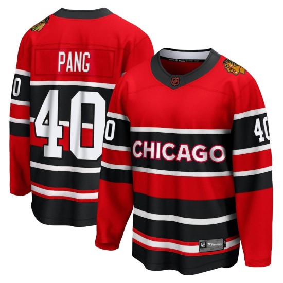 Darren Pang Chicago Blackhawks Fanatics Branded Men's Breakaway Special Edition 2.0 Jersey - Red