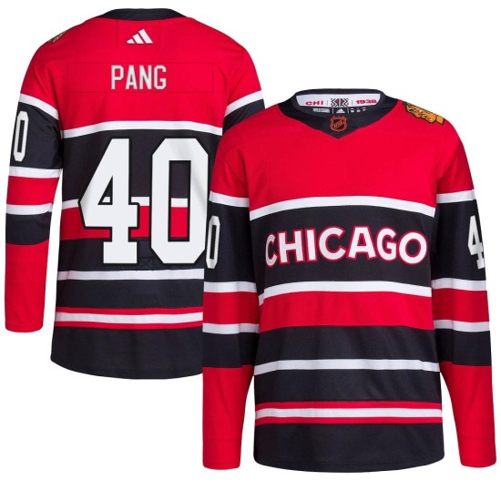 Darren Pang Chicago Blackhawks Adidas Youth Authentic Reverse Retro 2.0 Jersey - Red