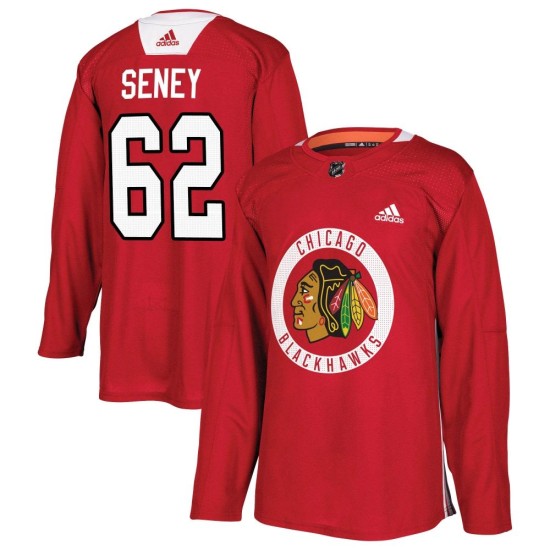 Brett Seney Chicago Blackhawks Adidas Youth Authentic Home Practice Jersey - Red