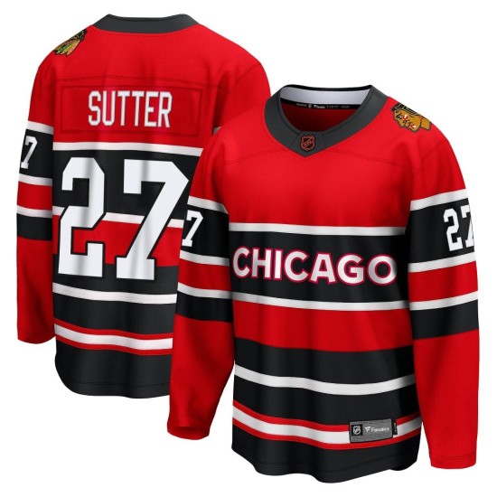 Darryl Sutter Chicago Blackhawks Fanatics Branded Youth Breakaway Special Edition 2.0 Jersey - Red