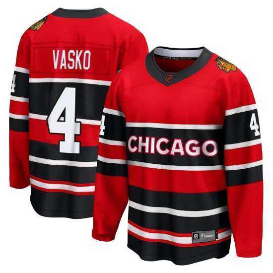 Elmer Vasko Chicago Blackhawks Fanatics Branded Youth Breakaway Special Edition 2.0 Jersey - Red