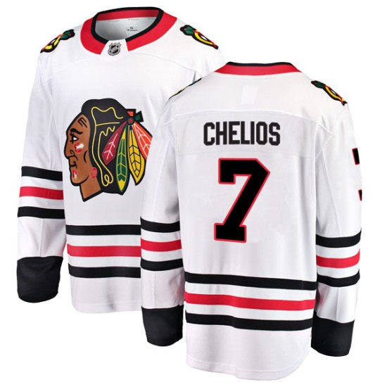 Chris Chelios Chicago Blackhawks Fanatics Branded Youth Breakaway Away Jersey - White